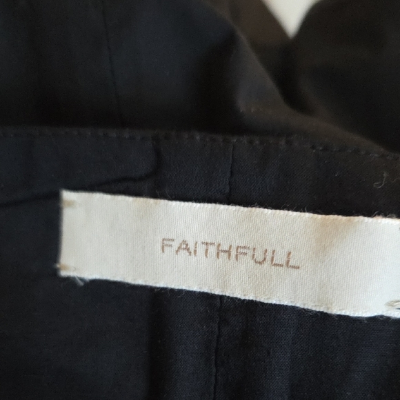 Faithfull the Brand Black Spaghetti-Strap Slip Midi Dress - Picture 2 of 7